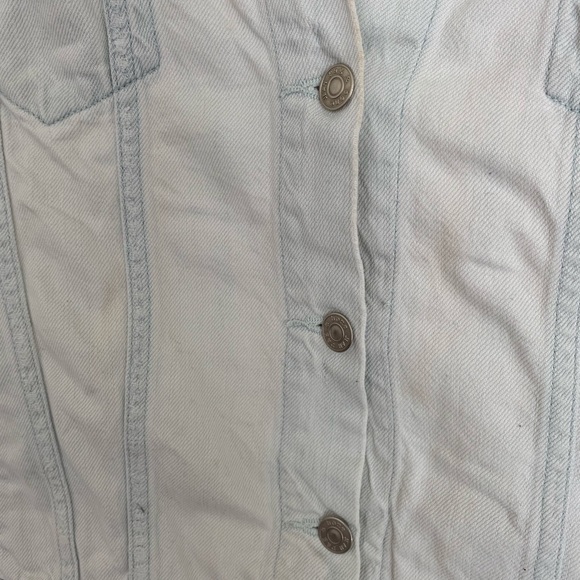 Rag & Bone distressed denim jacket size Large - Picture 5 of 6